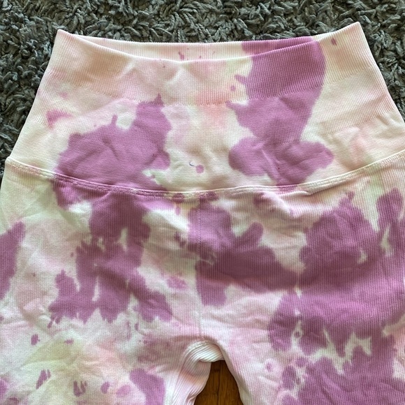 Spiritual Gangster Tie Dye Seamless Purple Leggings Size XS/S - Picture 3 of 13